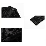 BURN-OUT VELVET WRAP DRESS