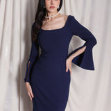 CUFF VENT DRESS