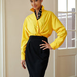 CASUAL V-NECK WOMEN'S TOP