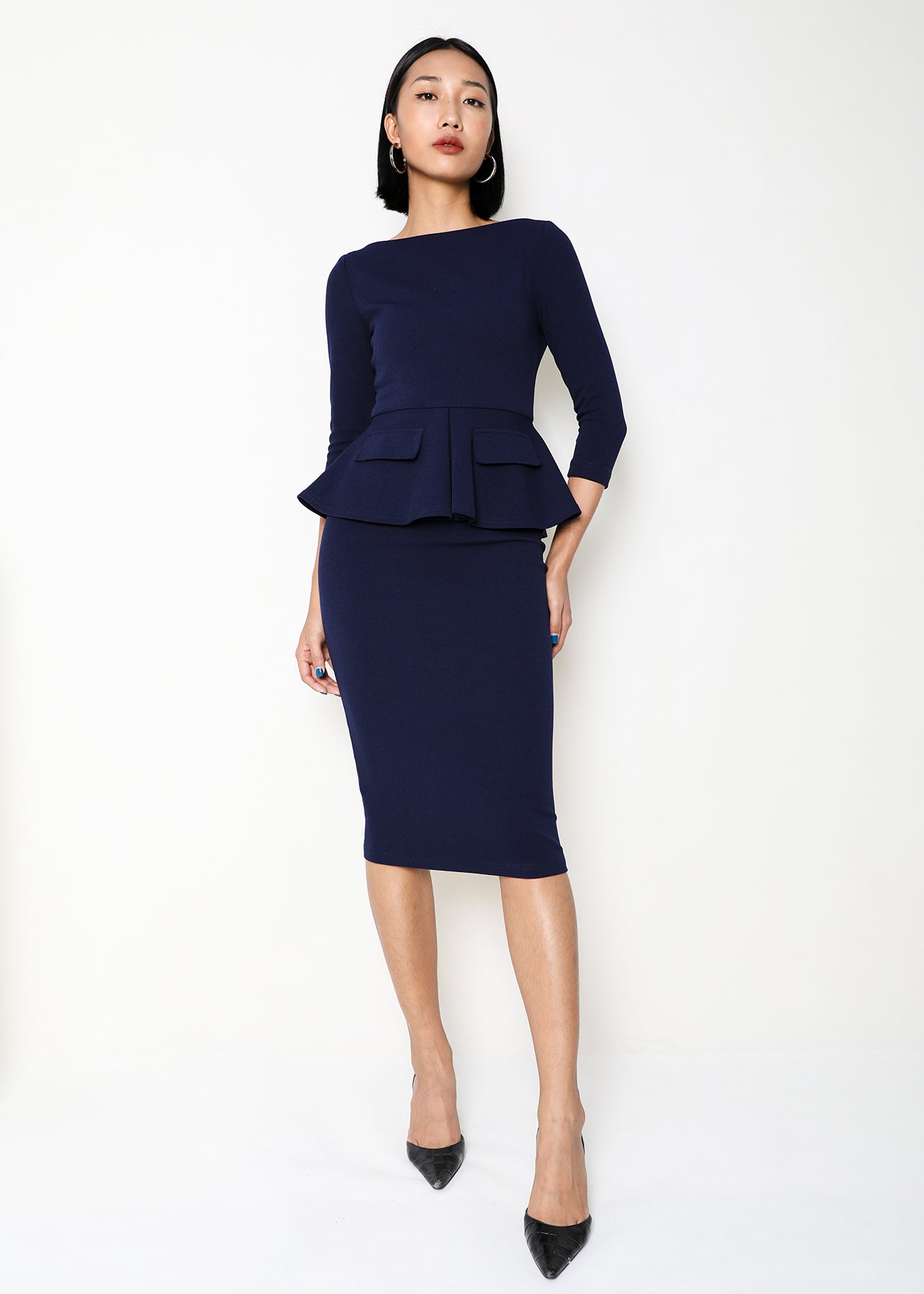 BOAT - NECKLINE DRESS