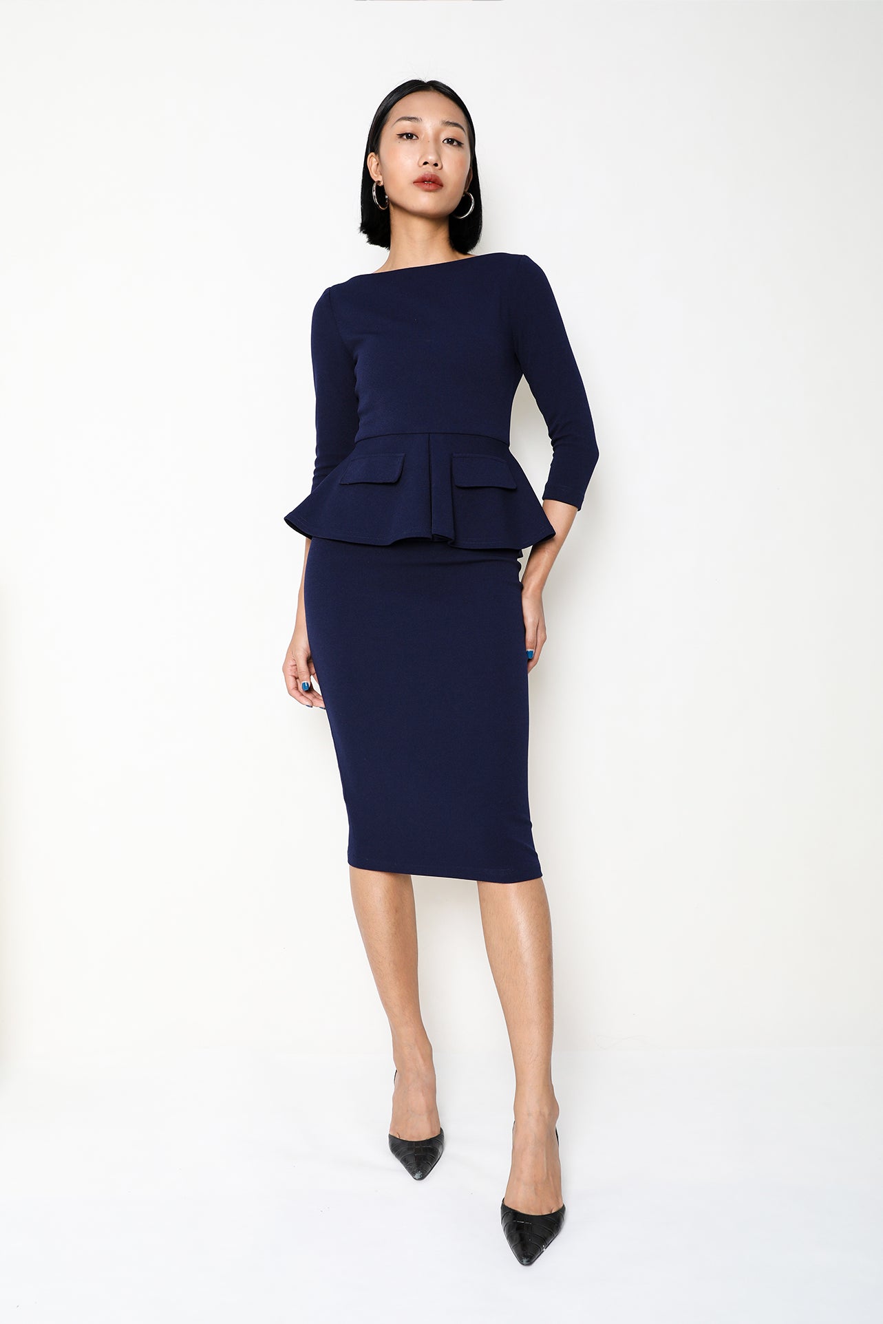 BOAT - NECKLINE DRESS