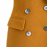 Tailored Double-Breasted Wool Vest