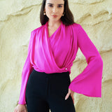 SILK BLOUSE IN FUCHSIA