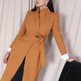 CAMEL SLIM-FIT COAT