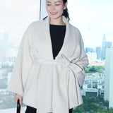 WOOL AND CASHMERE BLENDED COAT