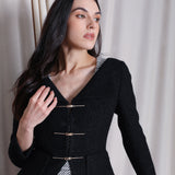 BLACK TURNCOAT COAT