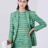 GREEN TWEED JACKET