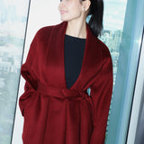 WOOL AND CASHMERE BLENDED COAT