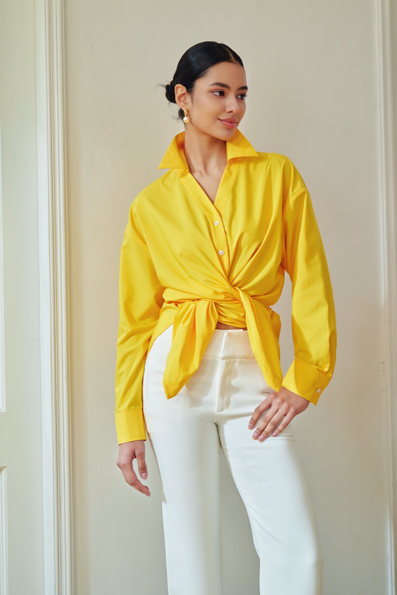 CASUAL V-NECK WOMEN'S TOP