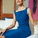 SQUARE NECK MERMAID DRESS