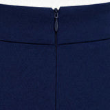 SENSEBYMEI Fitted Pencil Midi Skirt