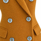 Tailored Double-Breasted Wool Vest