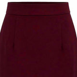 SENSE BY MEI Elegant Tailored Midi Skirt