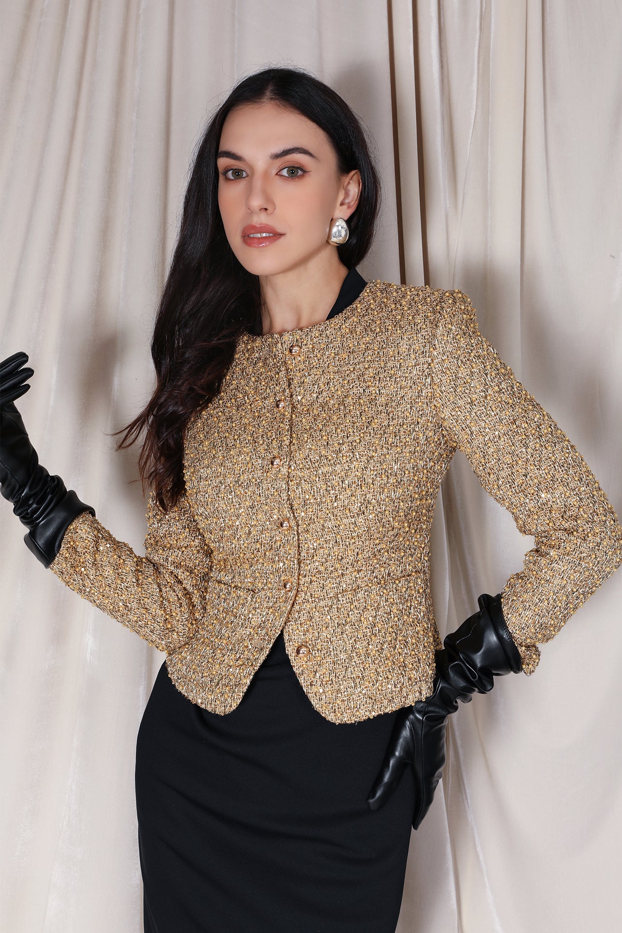 GOLD BEADED JACKET
