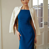 SQUARE NECK MERMAID DRESS