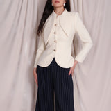 WOOL BOW COAT