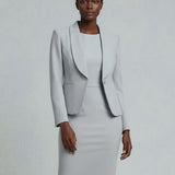 Luxury Silk–Wool Blend Coat