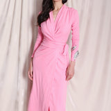 WRAP STRETCH DRESS