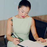 MINT GREEN SLIM FIT DRESS