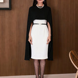 Chic Cape + Camisole Two-Piece Set