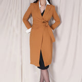 CAMEL SLIM-FIT COAT