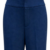 Sensebymei Wide-Waistband Cuffed Trousers