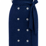 Longline Wool Vest with Detachable Cape