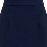 SENSEBYMEI Fitted Pencil Midi Skirt