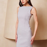 CLASSIC BOAT-NECK DRESS