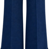 Sensebymei Wide-Waistband Cuffed Trousers
