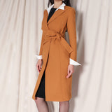 CAMEL SLIM-FIT COAT