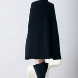 WOOL-BLEND  CLOAK