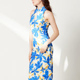 Sensebymei Modern Printed Cheongsam Dress
