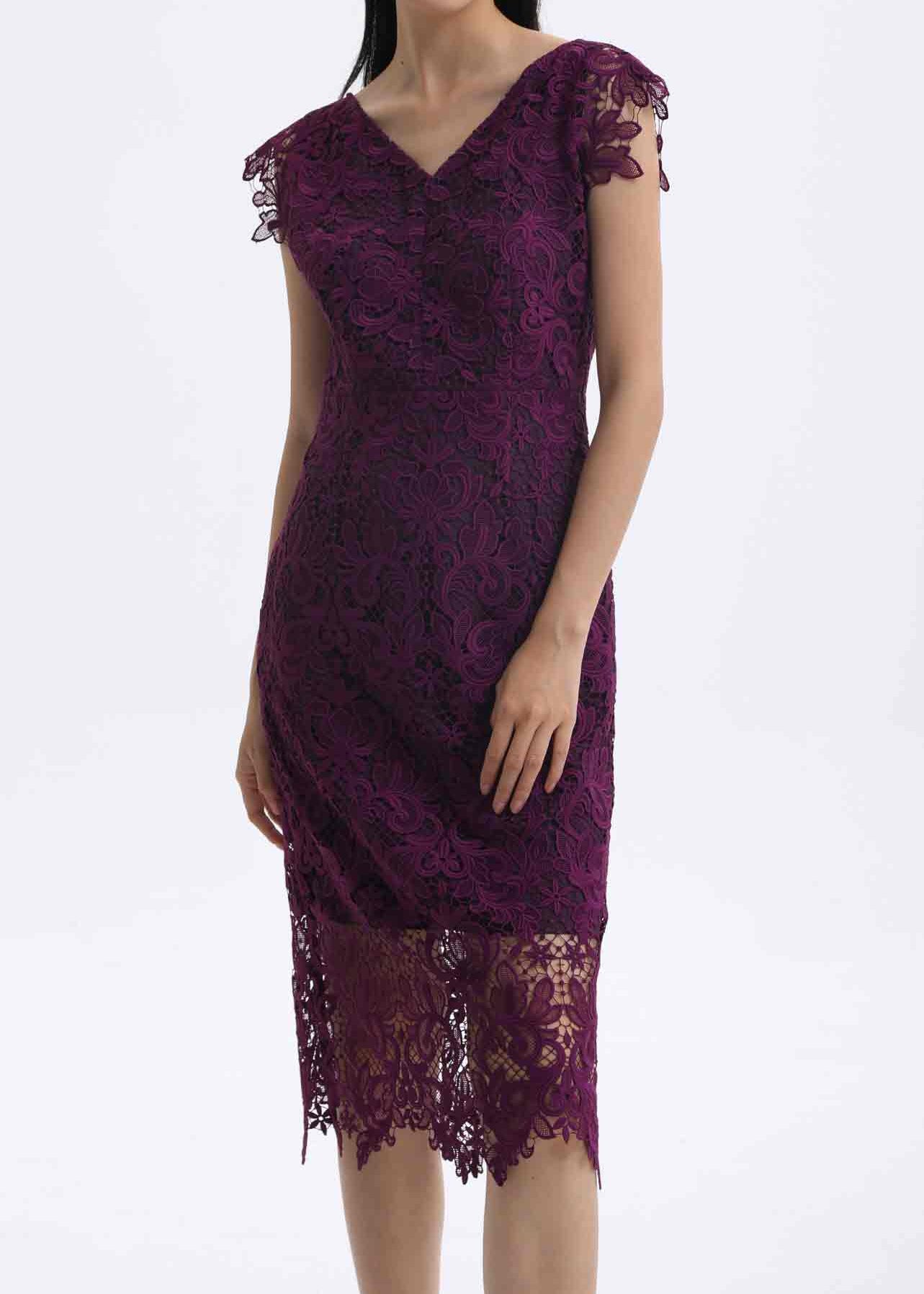 WATER SOLUBLE LACE DRESS