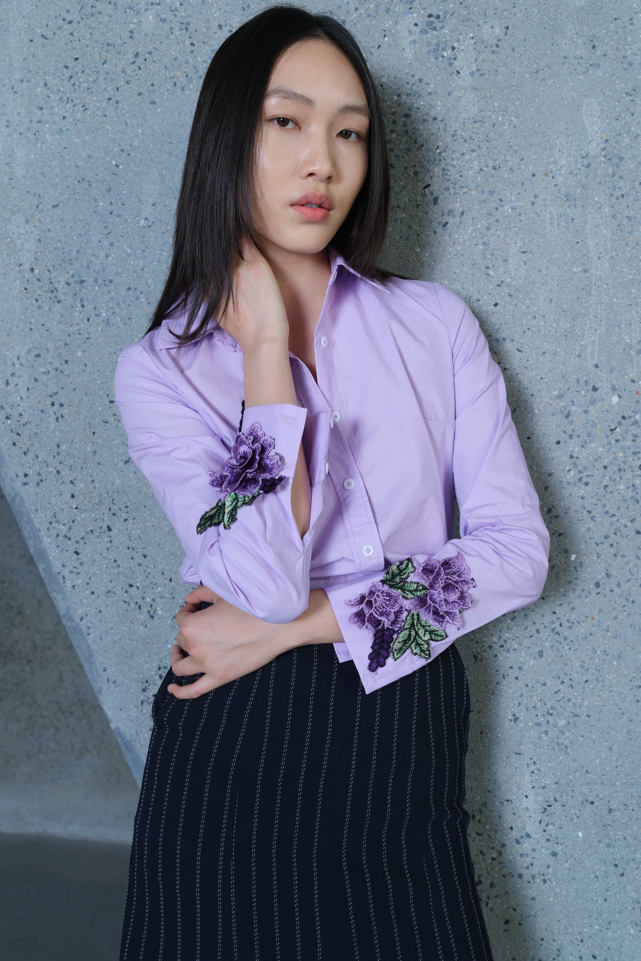EMBROIDERED COTTON SHIRT