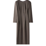 LYOCELL WOOL BLEND DRESS