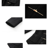 BLACK TURNCOAT COAT