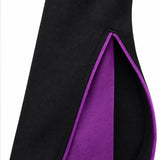 THE ORIENT EDGE QipaoCollar ContrastTrim Tailored Midi Dress
