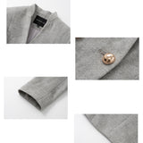 SILK & WOOL BLEND COAT