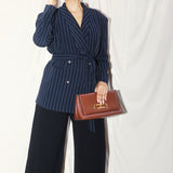 STRIPED OVERSIZED BLAZER
