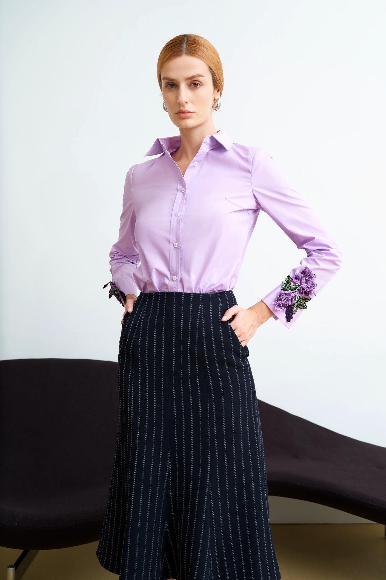 EMBROIDERED COTTON SHIRT