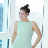 MINT GREEN SLIM FIT DRESS