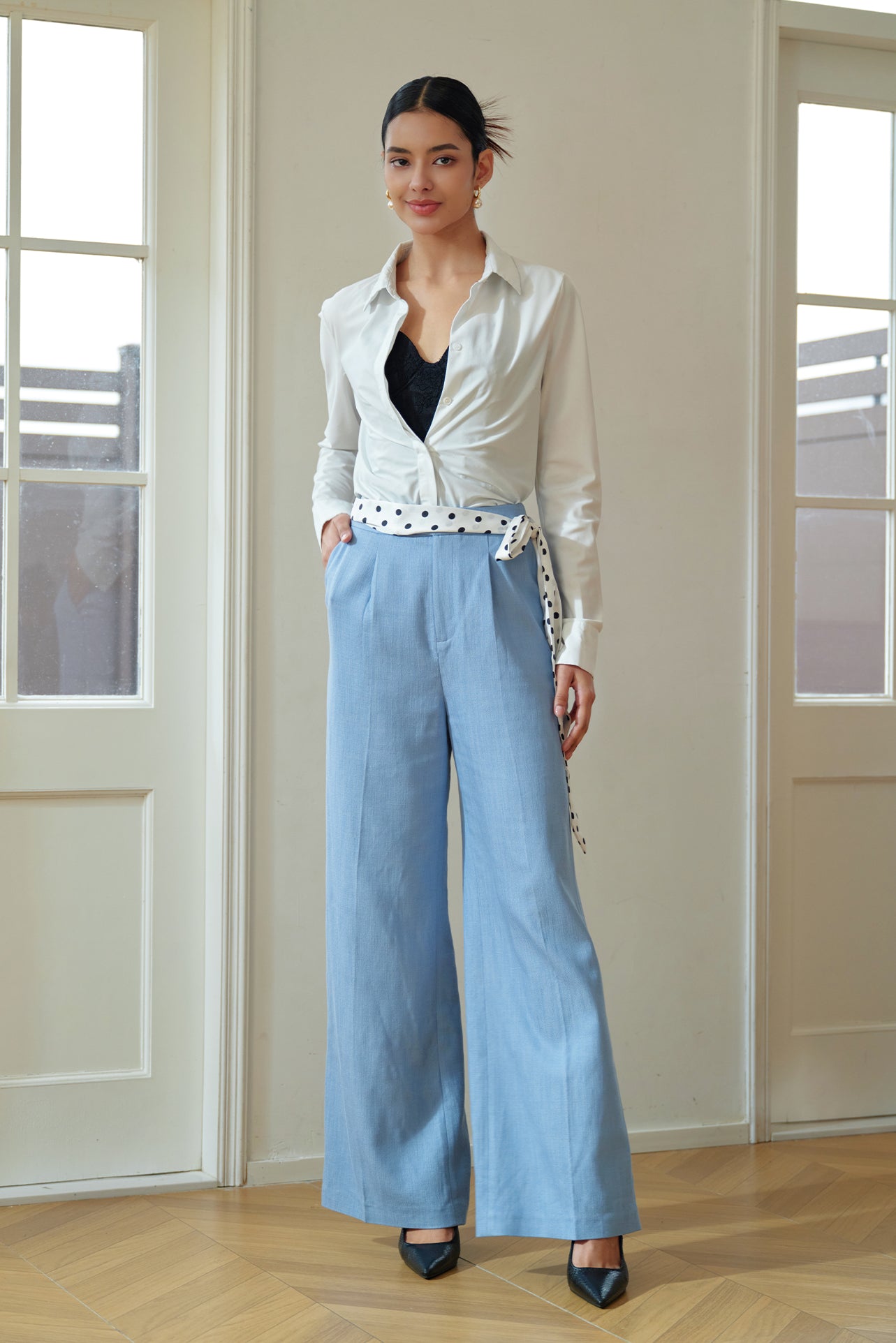 HIGH-WAIST PANTS