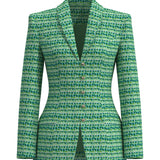 GREEN TWEED JACKET