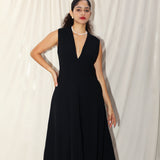 V NECK DRESS
