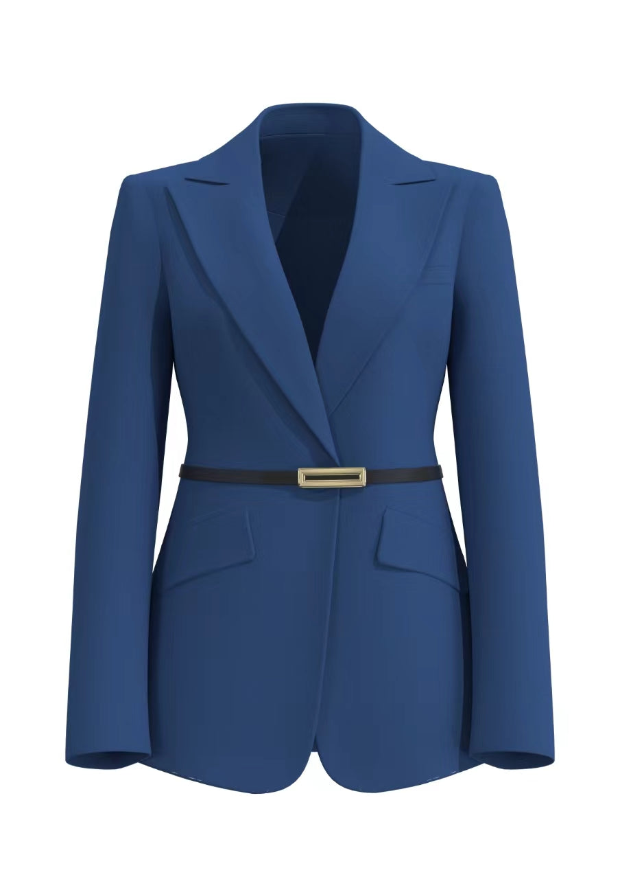 GIACCA CLASSICA IN BLU SCURO